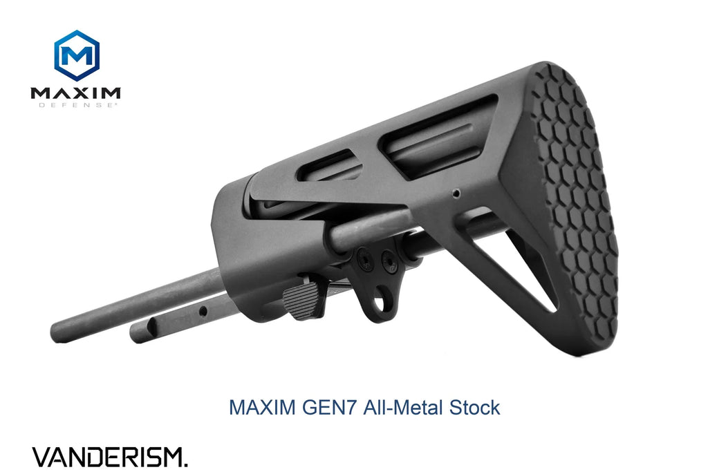 MAXIM DEFENSE GEN7 SCW PDW Forged Metal Stocks (Pre-Order 50 Hari)