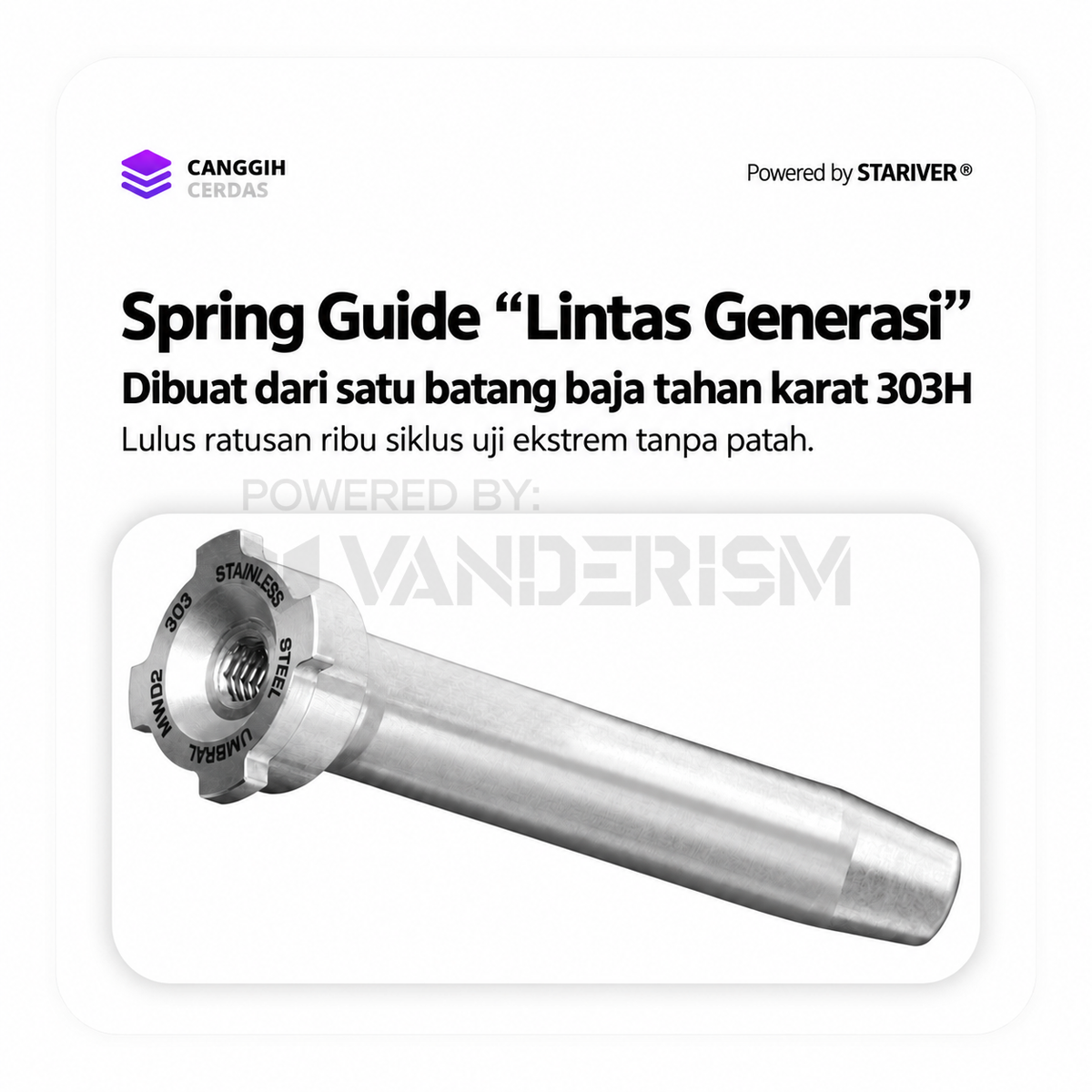 UMBRAL Extended Steel Spring Guide