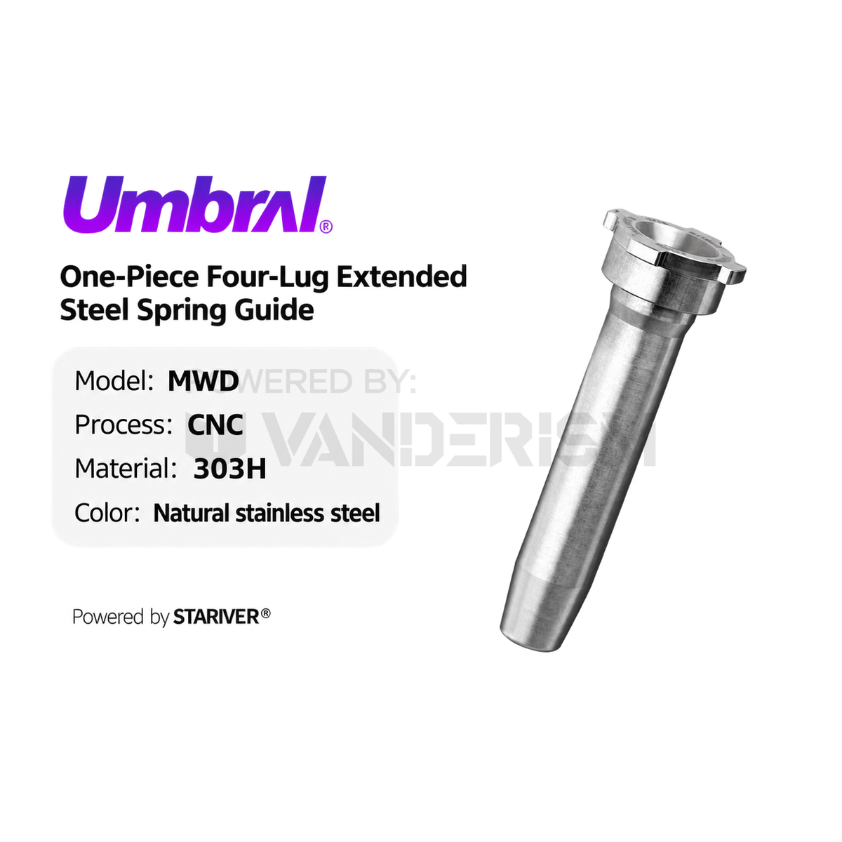 UMBRAL Extended Steel Spring Guide