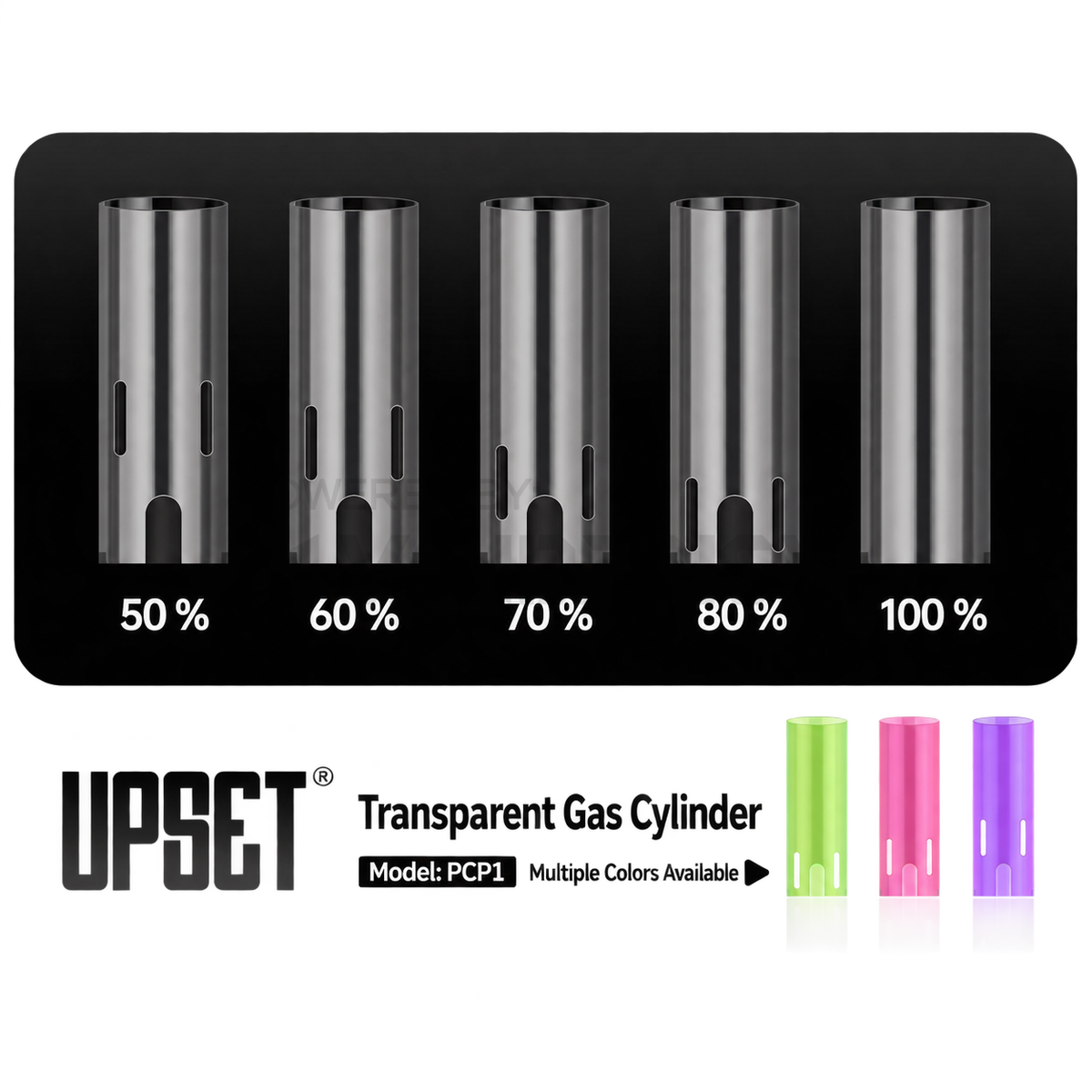 UPSET Transparent Cylinder