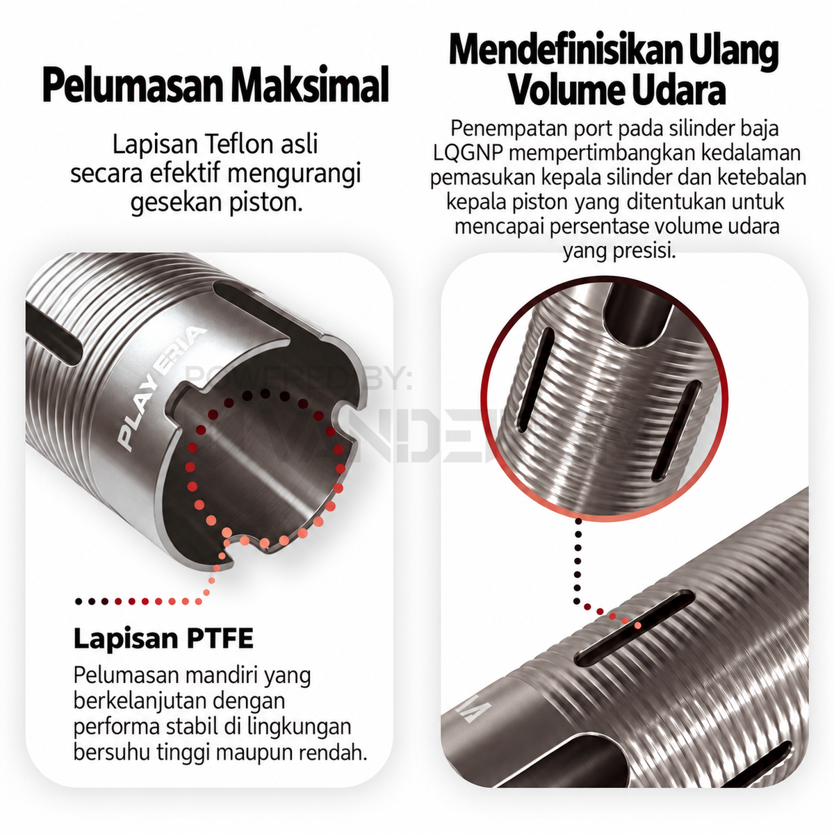 PLAYERIA Steel Cylinder