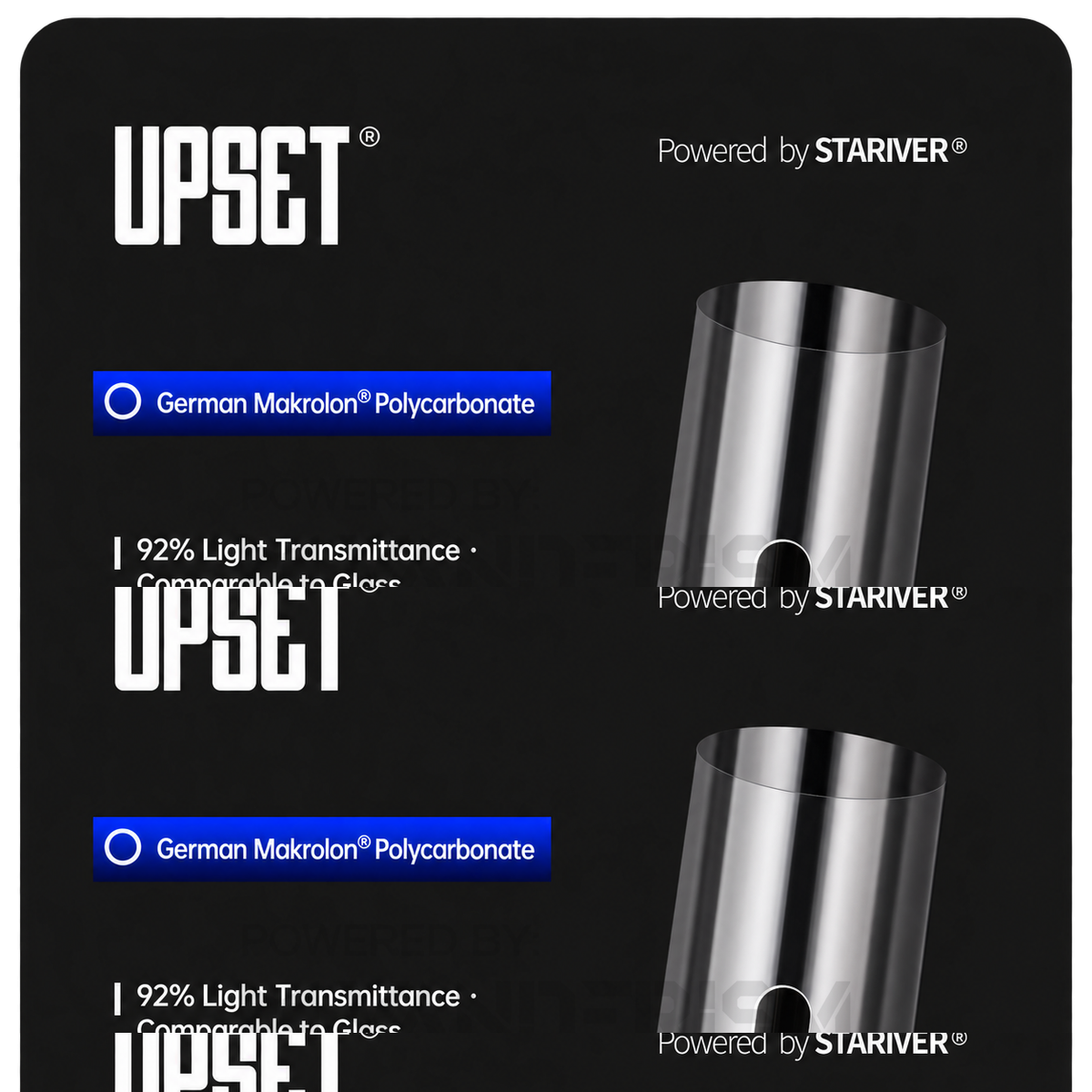 UPSET EAP01 Transparent Cylinder