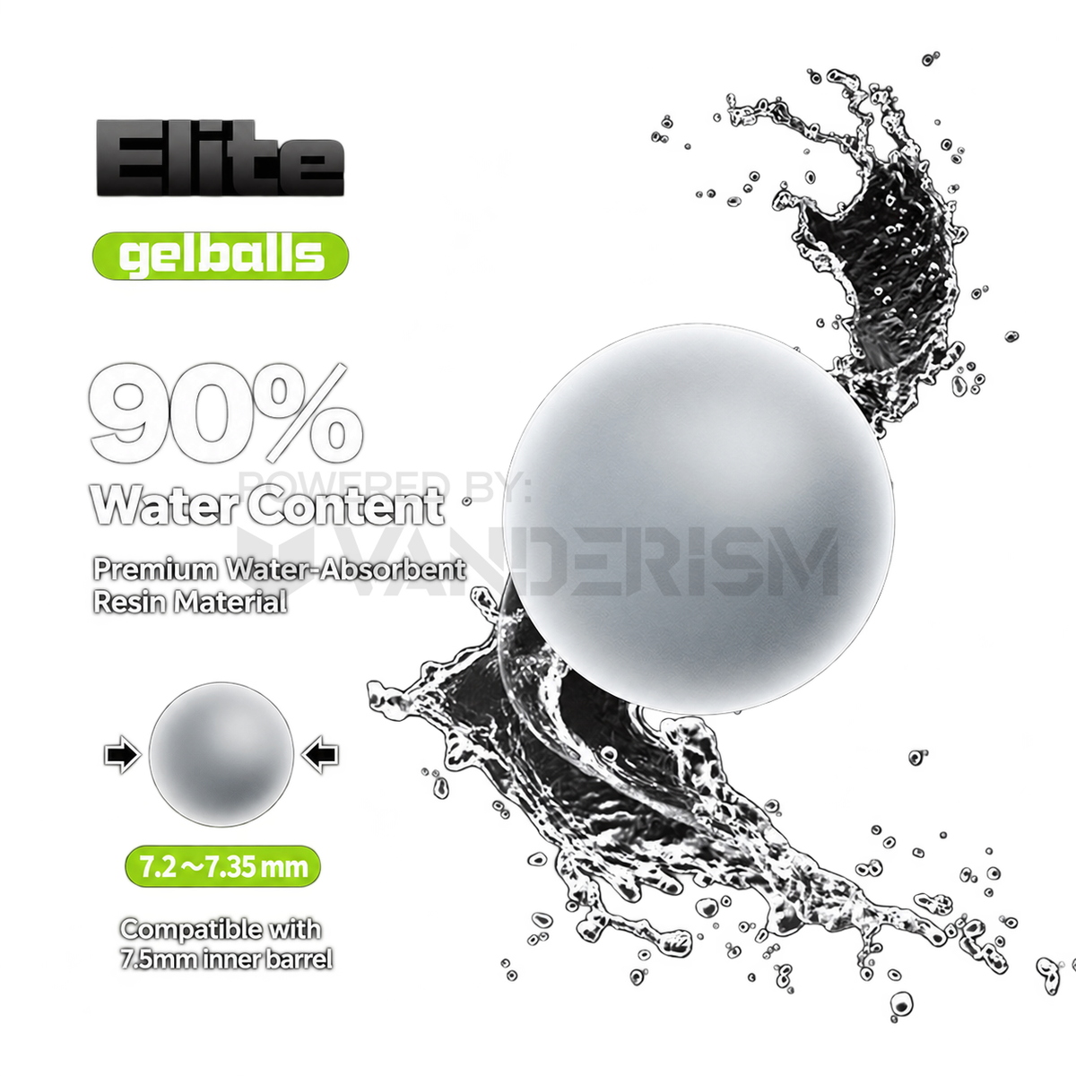 Elite Frosted Gel Balls