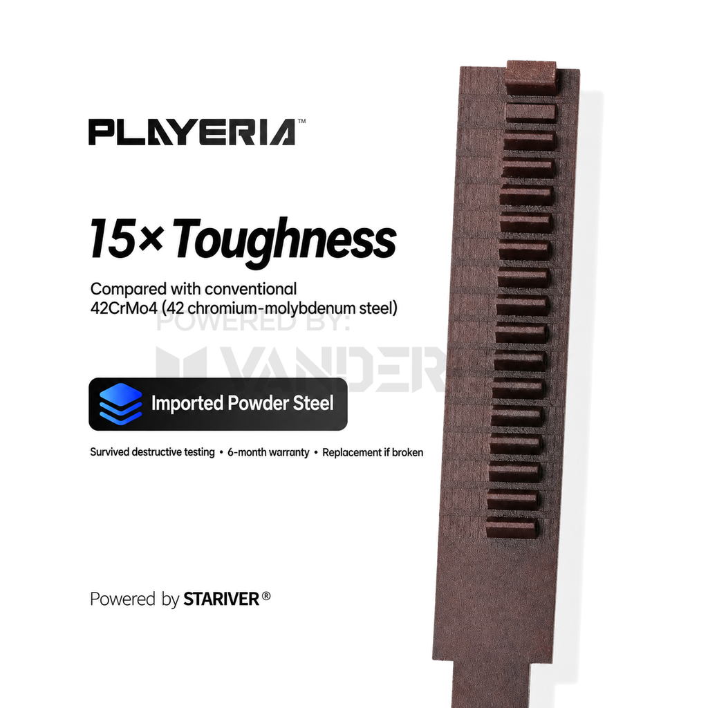 PLAYERIA ATM High-Strength Piston Rack
