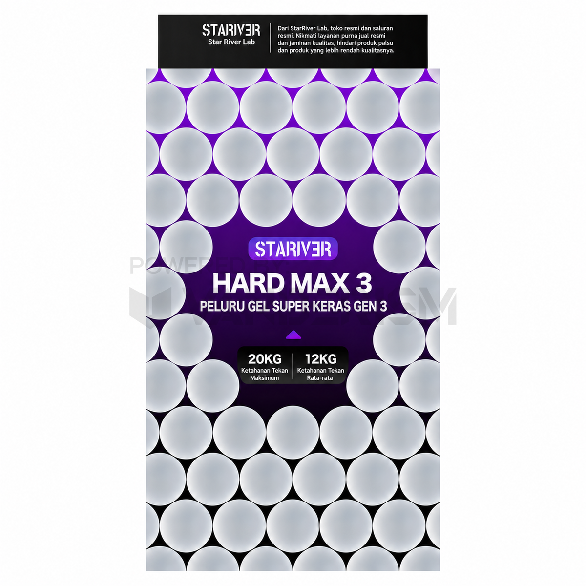 Ultra-Hard Gen 3 Frosted Gel Balls