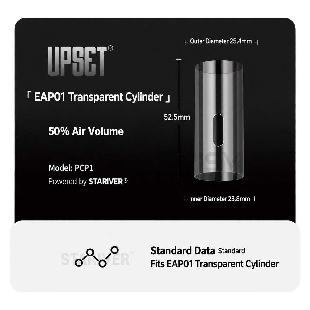 UPSET EAP01 Transparent Cylinder