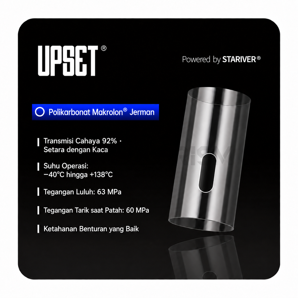 UPSET EAP01 Transparent Cylinder
