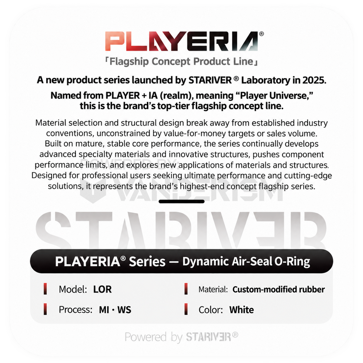 PLAYERIA Rubber O-Rings