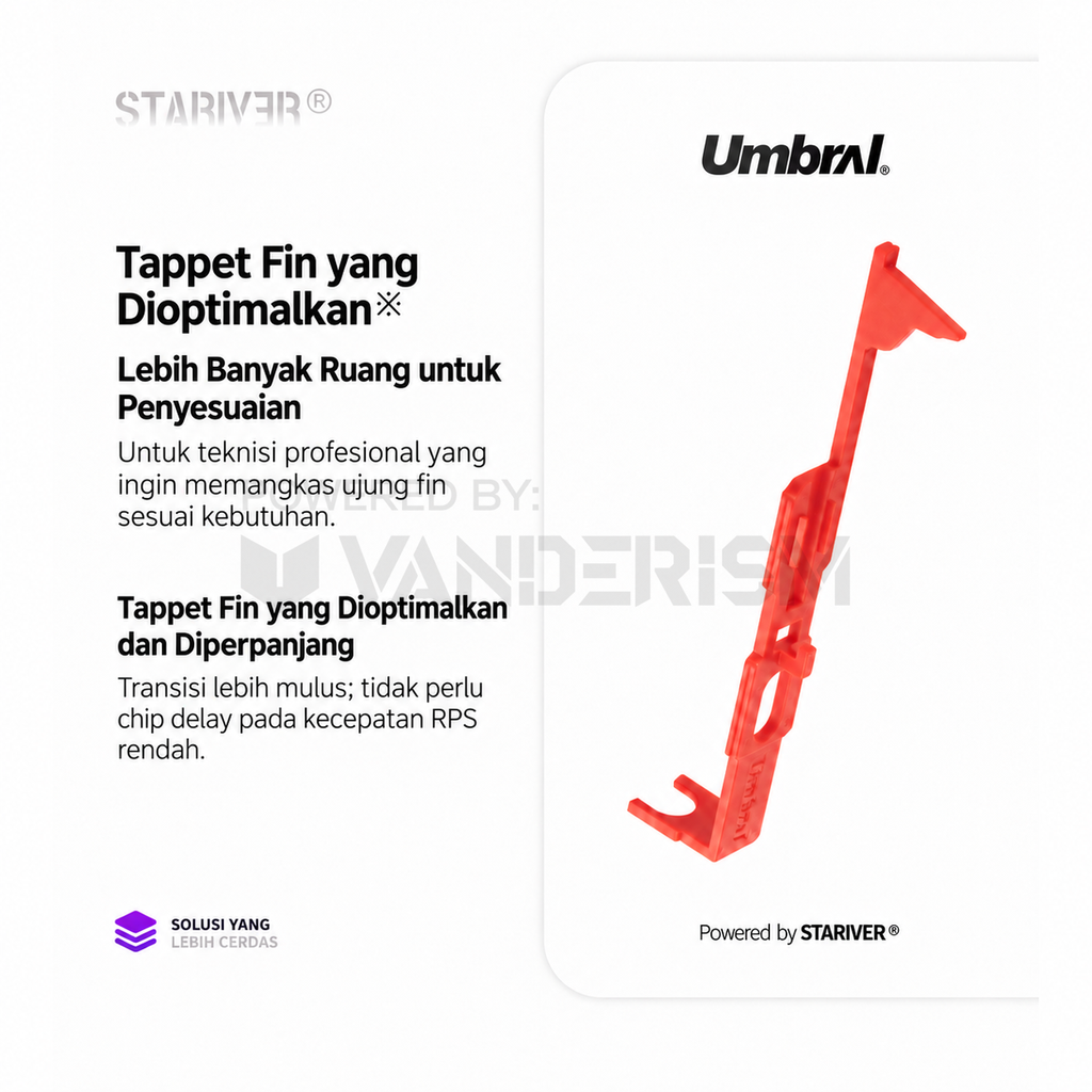 Umbral Self-Lubricating Tappet Plate