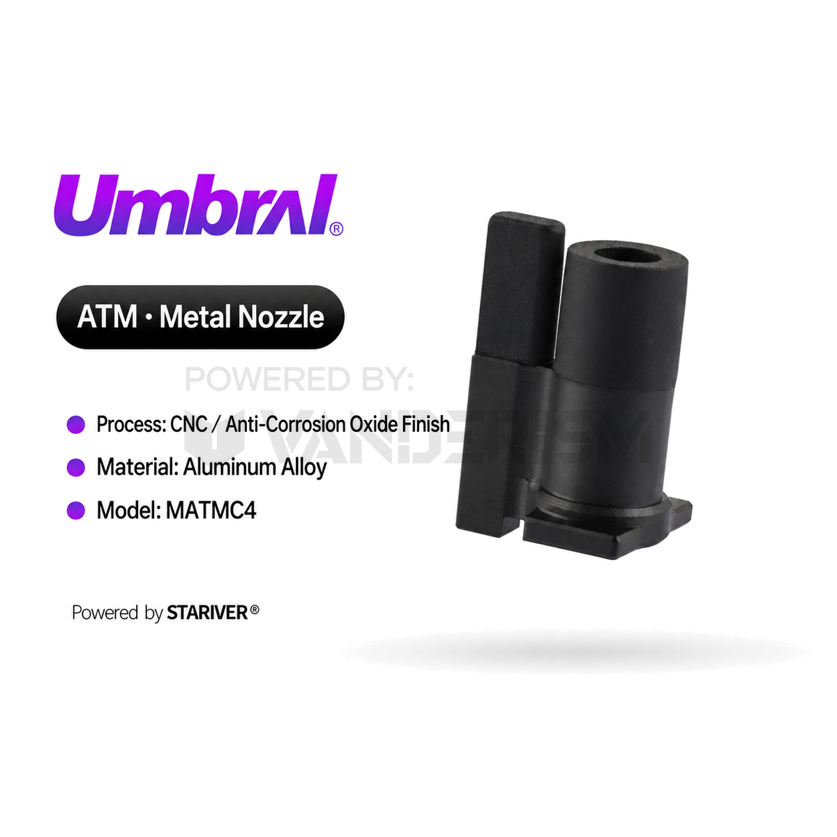 Umbral ATM Metal Nozzle