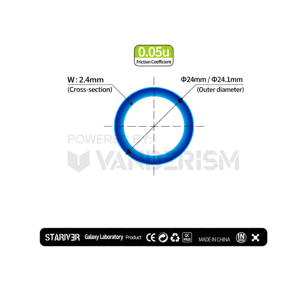 Self-Lubricating FKM O-Rings