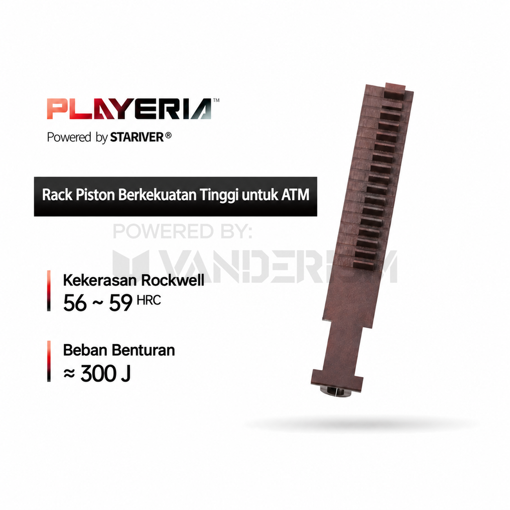 PLAYERIA ATM High-Strength Piston Rack