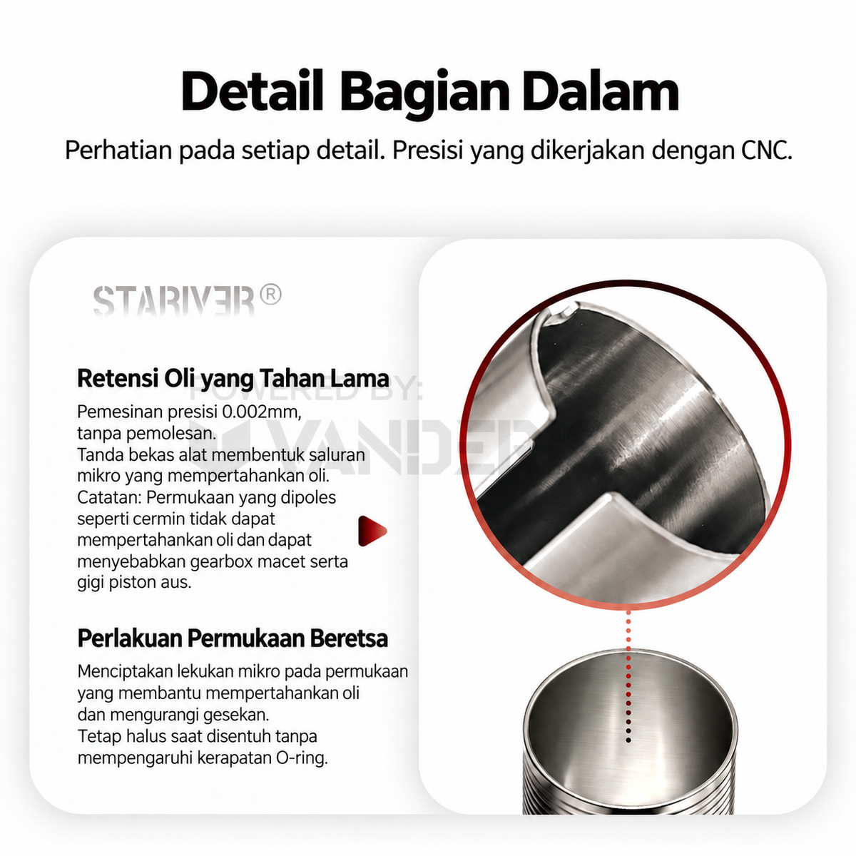 PLAYERIA Steel Cylinder