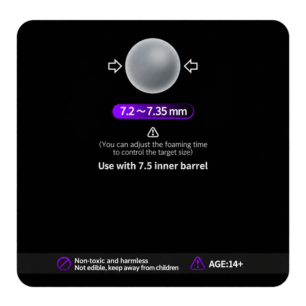 Ultra-Hard Gen 3 Frosted Gel Balls