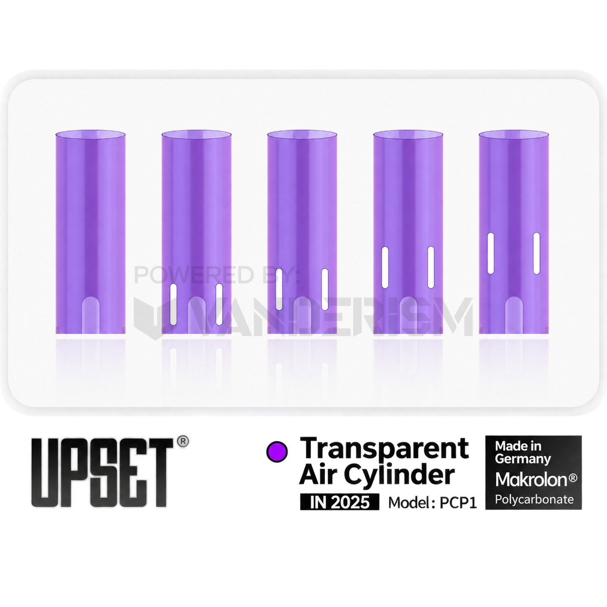 UPSET Transparent Cylinder