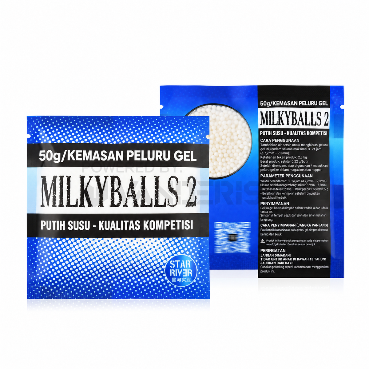 Milk Ball Gen 2 Milky-White Gel Balls