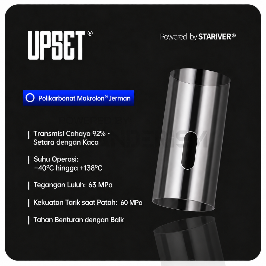 UPSET EAP01 Transparent Cylinder