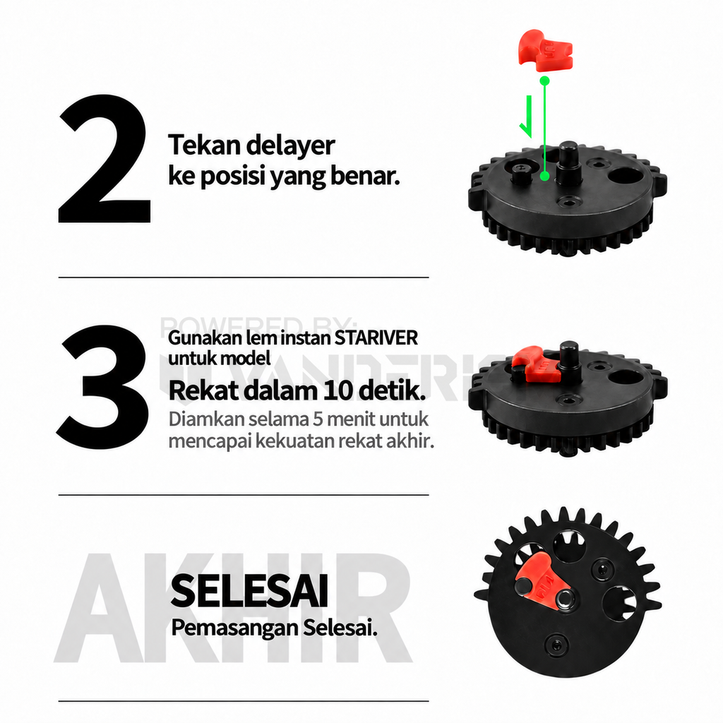 PLAYERIA Self-Lubricating Delayer Chip