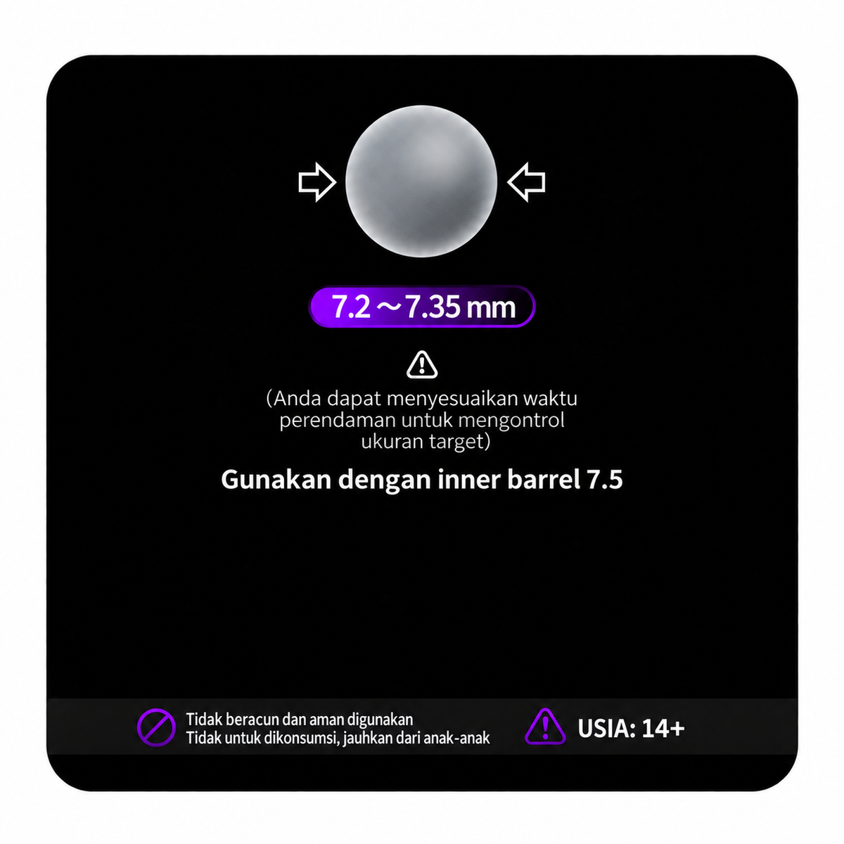 Ultra-Hard Gen 3 Frosted Gel Balls
