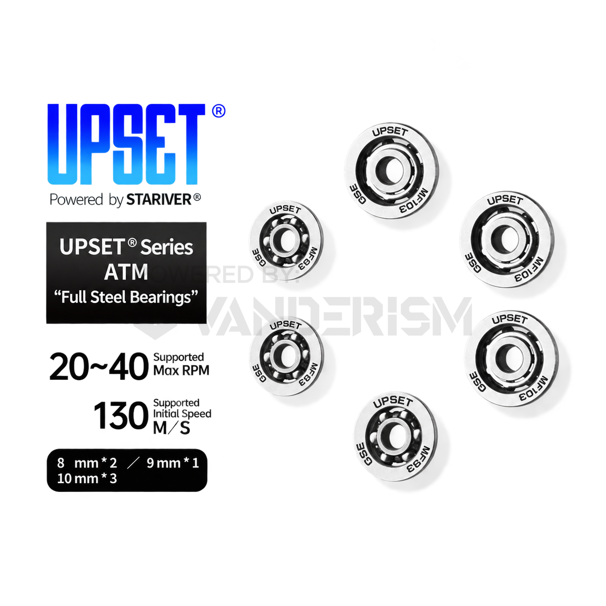 UPSET ATM Bearing Set
