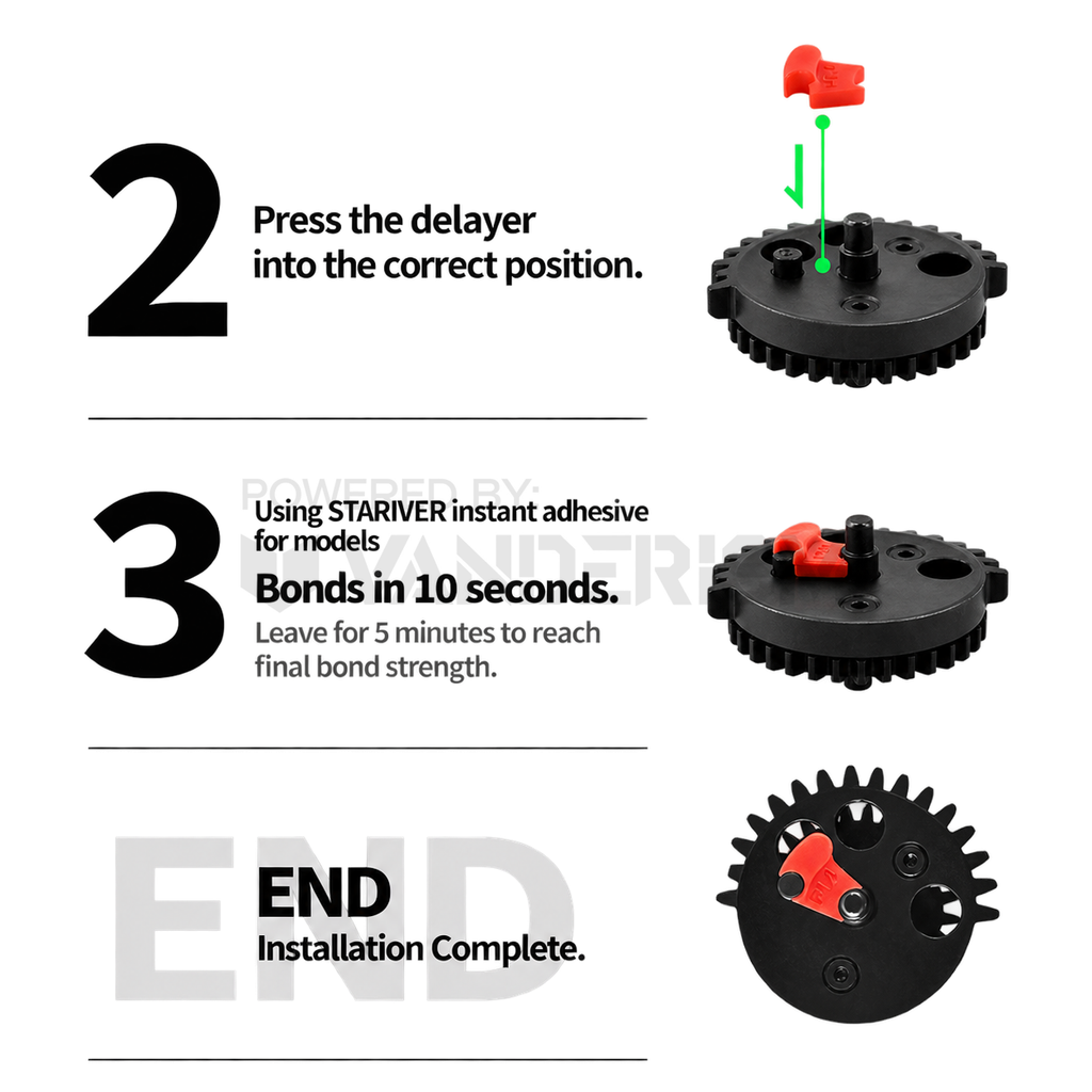 PLAYERIA Self-Lubricating Delayer Chip