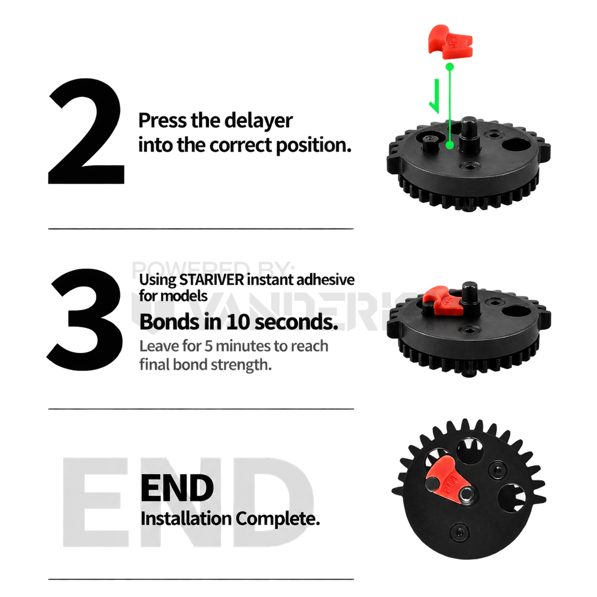 PLAYERIA Self-Lubricating Delayer Chip