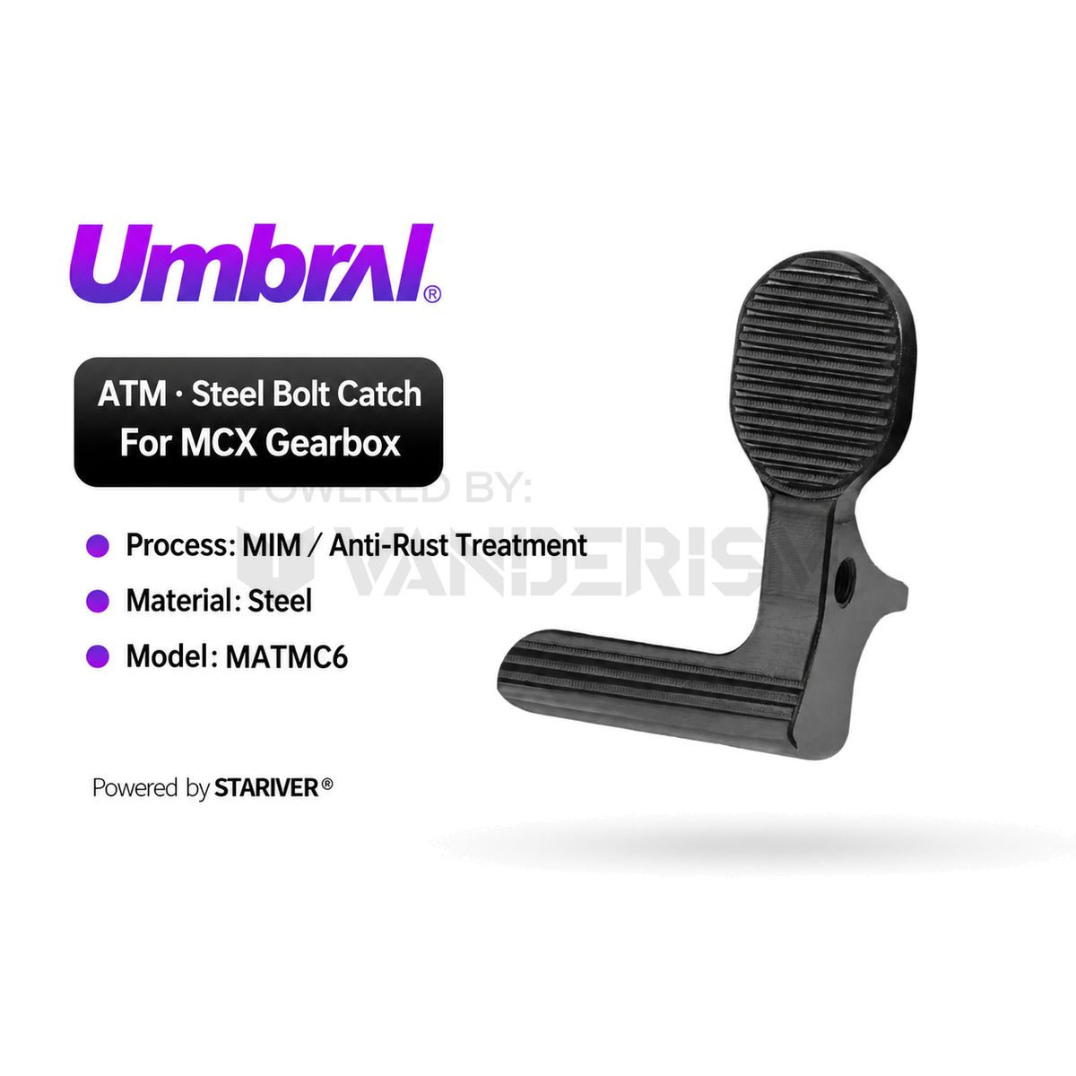Umbral ATM Steel Selector for MCX Gearbox
