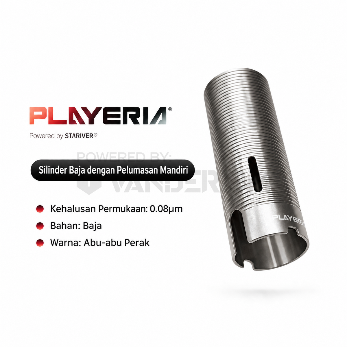 PLAYERIA Steel Cylinder