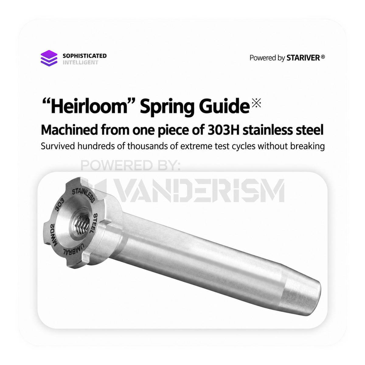 UMBRAL Extended Steel Spring Guide