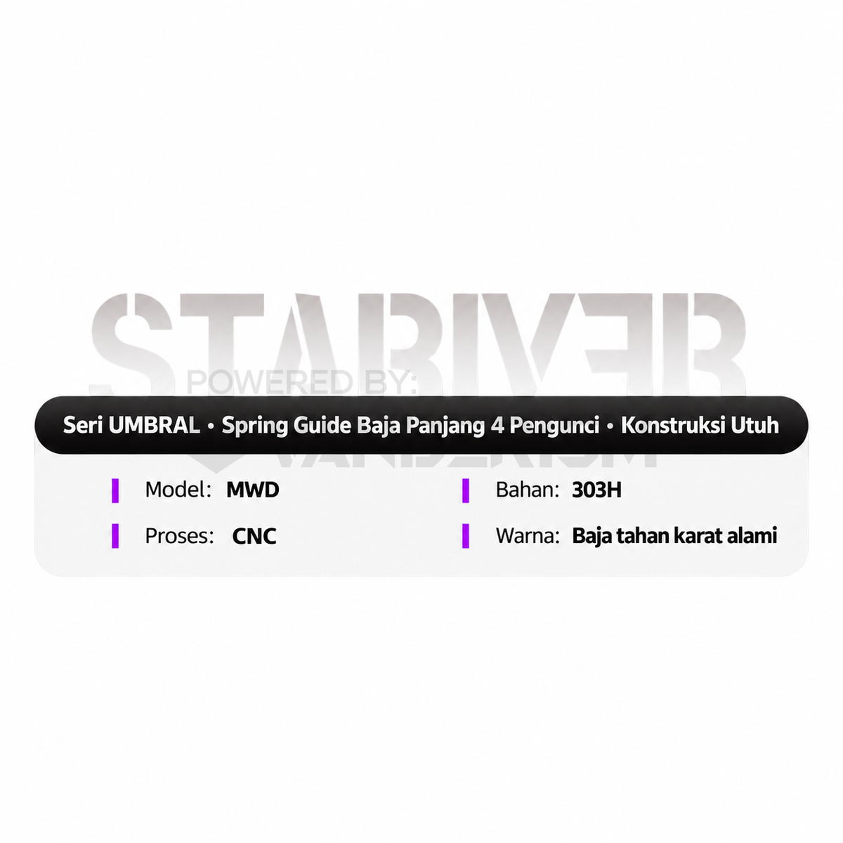 UMBRAL Extended Steel Spring Guide