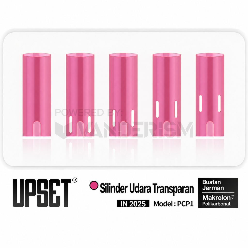 UPSET Transparent Cylinder