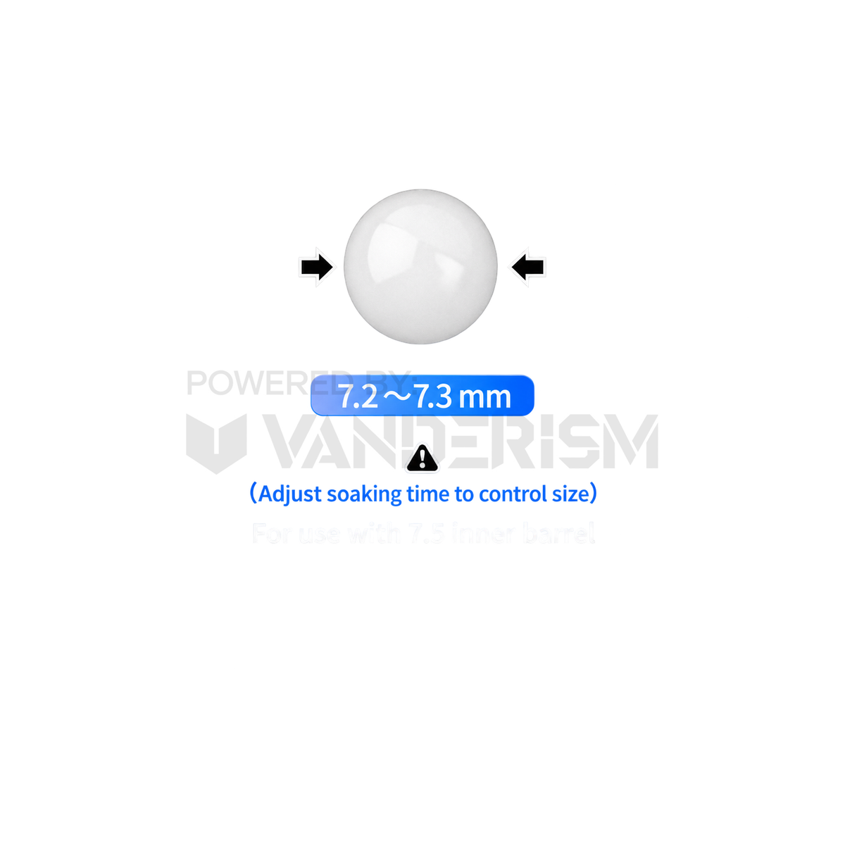 Milk Ball Gen 2 Milky-White Gel Balls