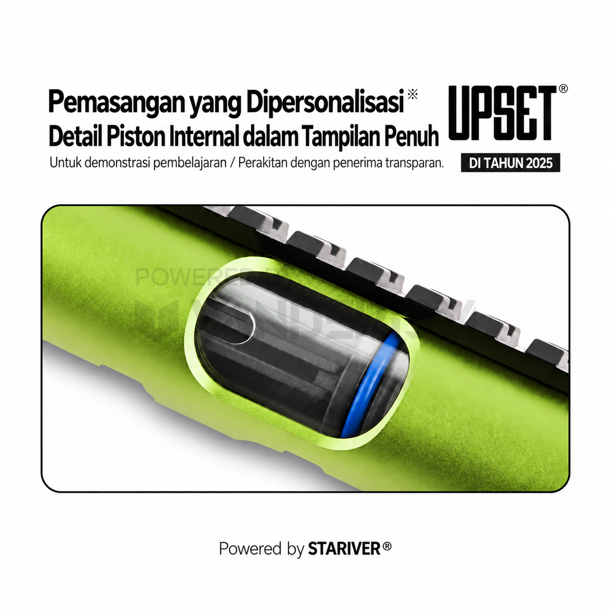 UPSET EAP01 Transparent Cylinder