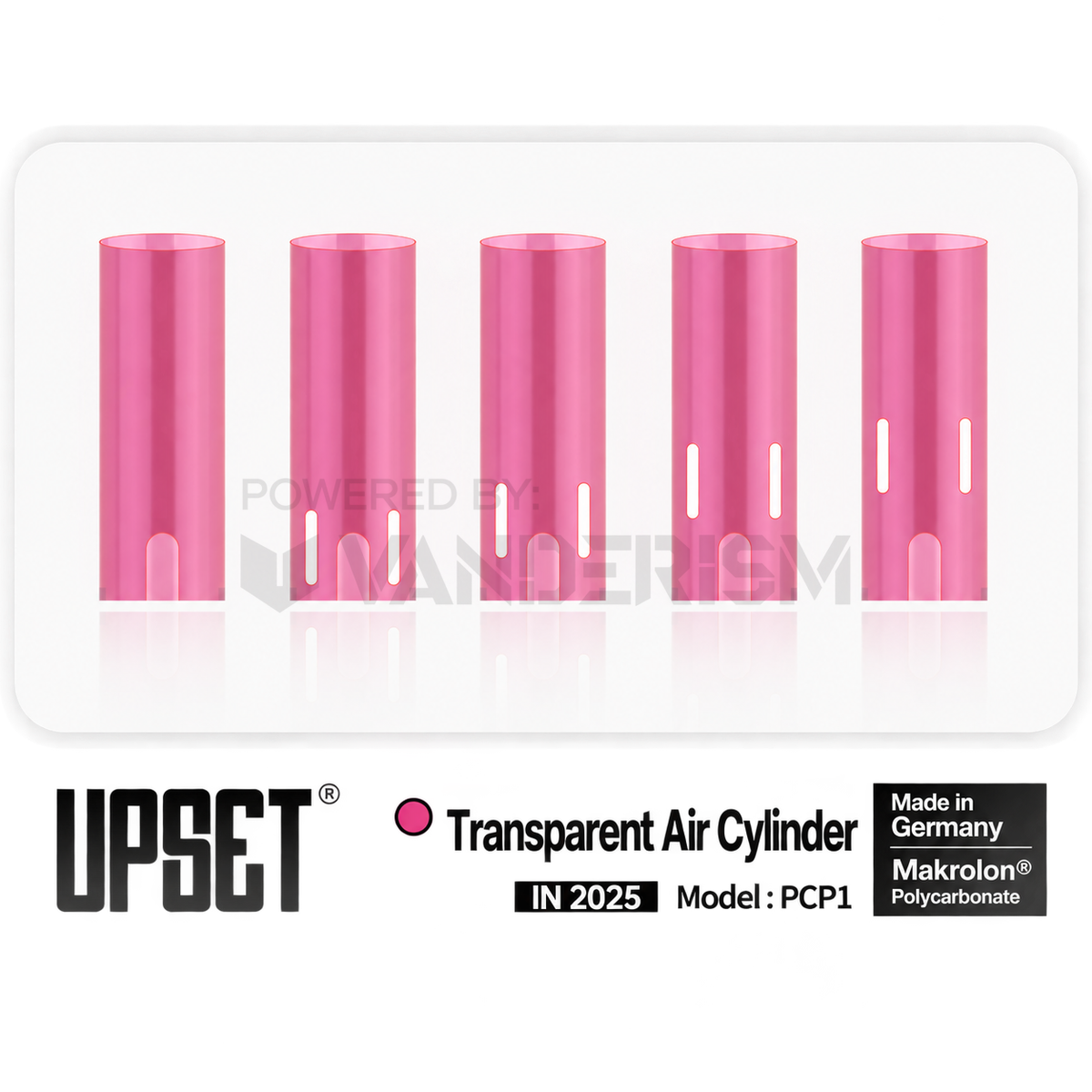 UPSET Transparent Cylinder