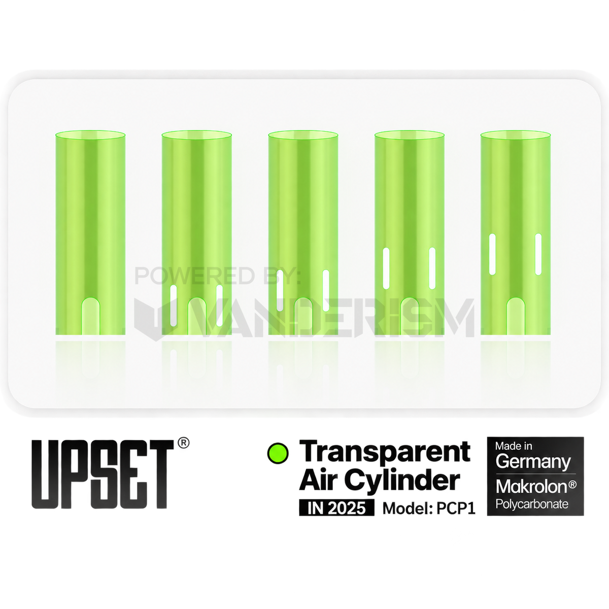 UPSET Transparent Cylinder