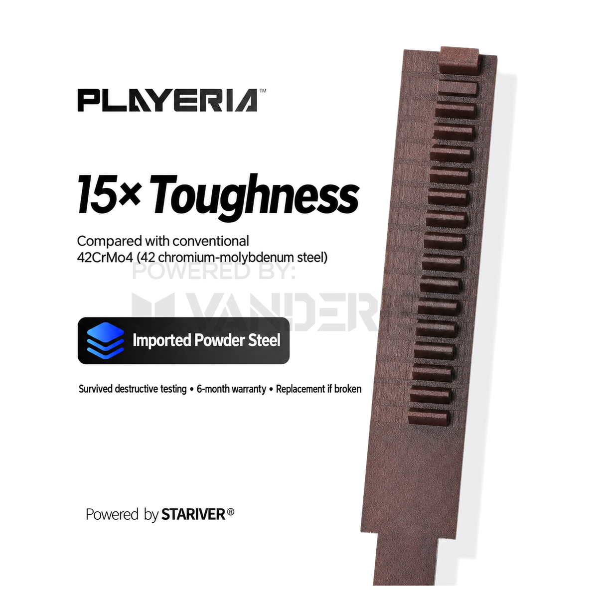 PLAYERIA ATM High-Strength Piston Rack