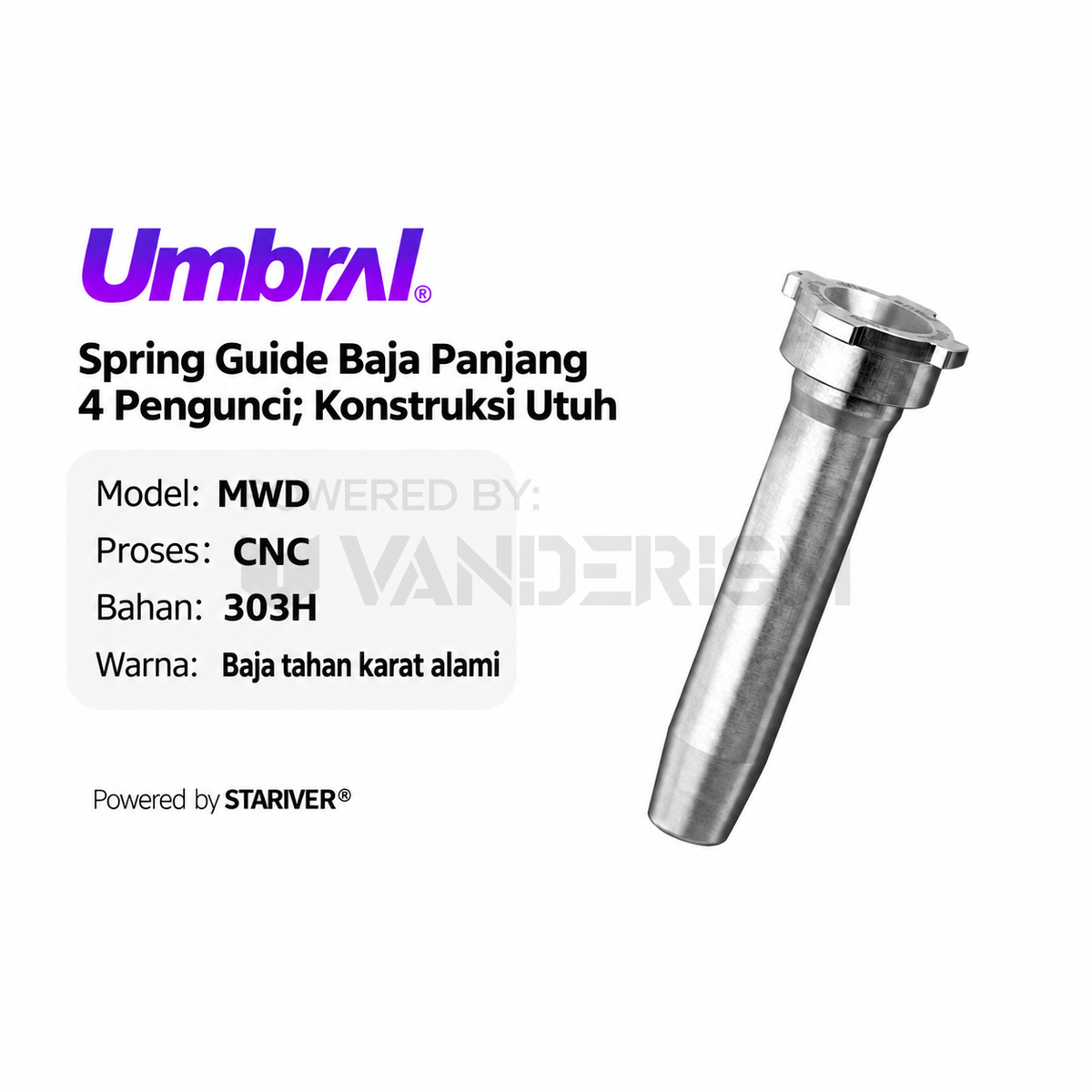 UMBRAL Extended Steel Spring Guide