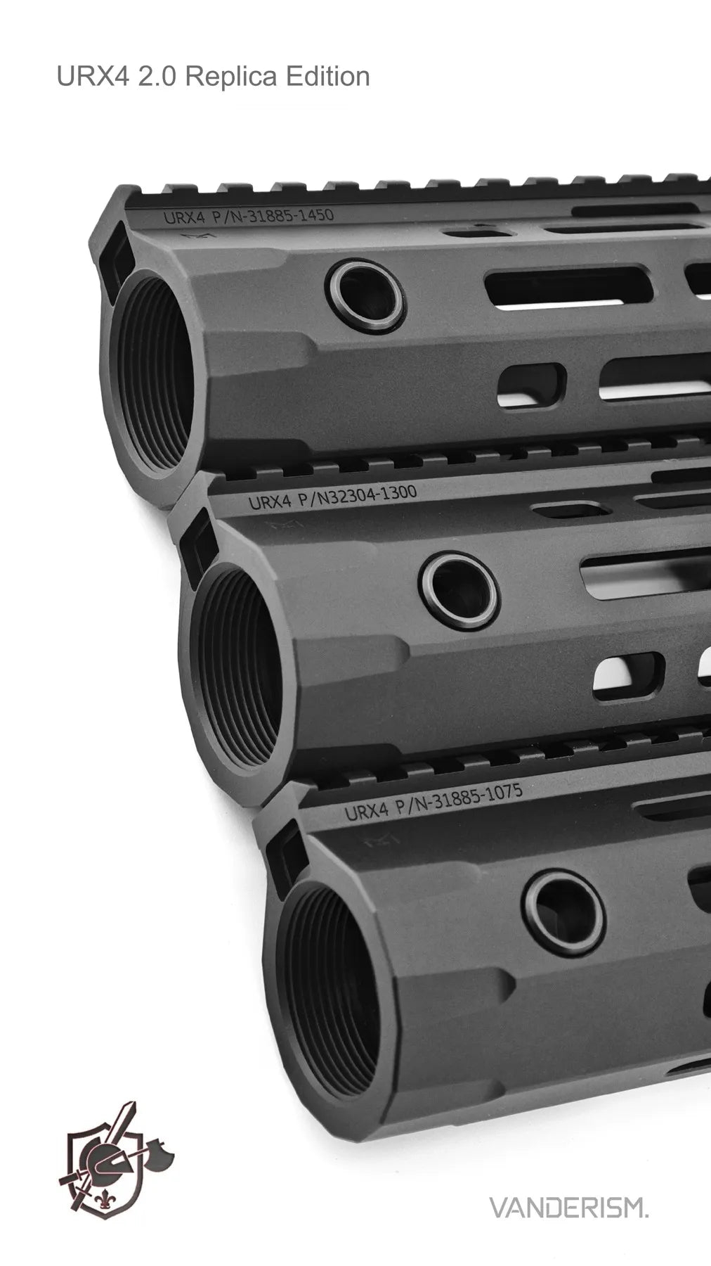 KAC URX4 V2 Metal Handguards | Gel Blaster WGG WGB Airsoft (Pre-Order 50 Hari)