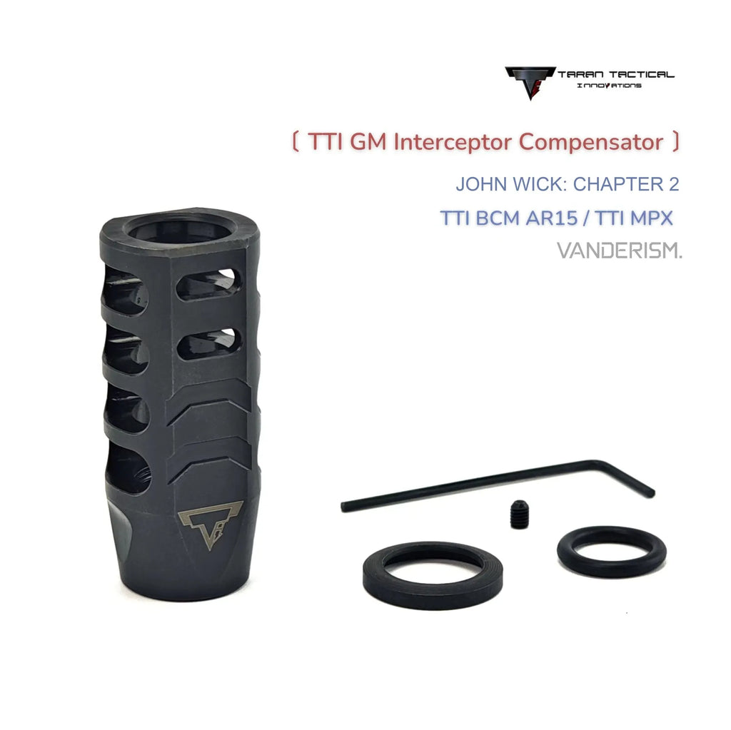 TTI GM John Wick Steel Flash Hider | Gel Blaster WGG WGB Airsoft (Pre-Order 50 Hari)