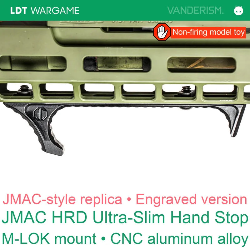 LDT JMAC HRD Replica Ultra-Slim CNC Hand Stop for Foam-Dart / Gel-Blaster Toys (Pre-Order 50 Hari)