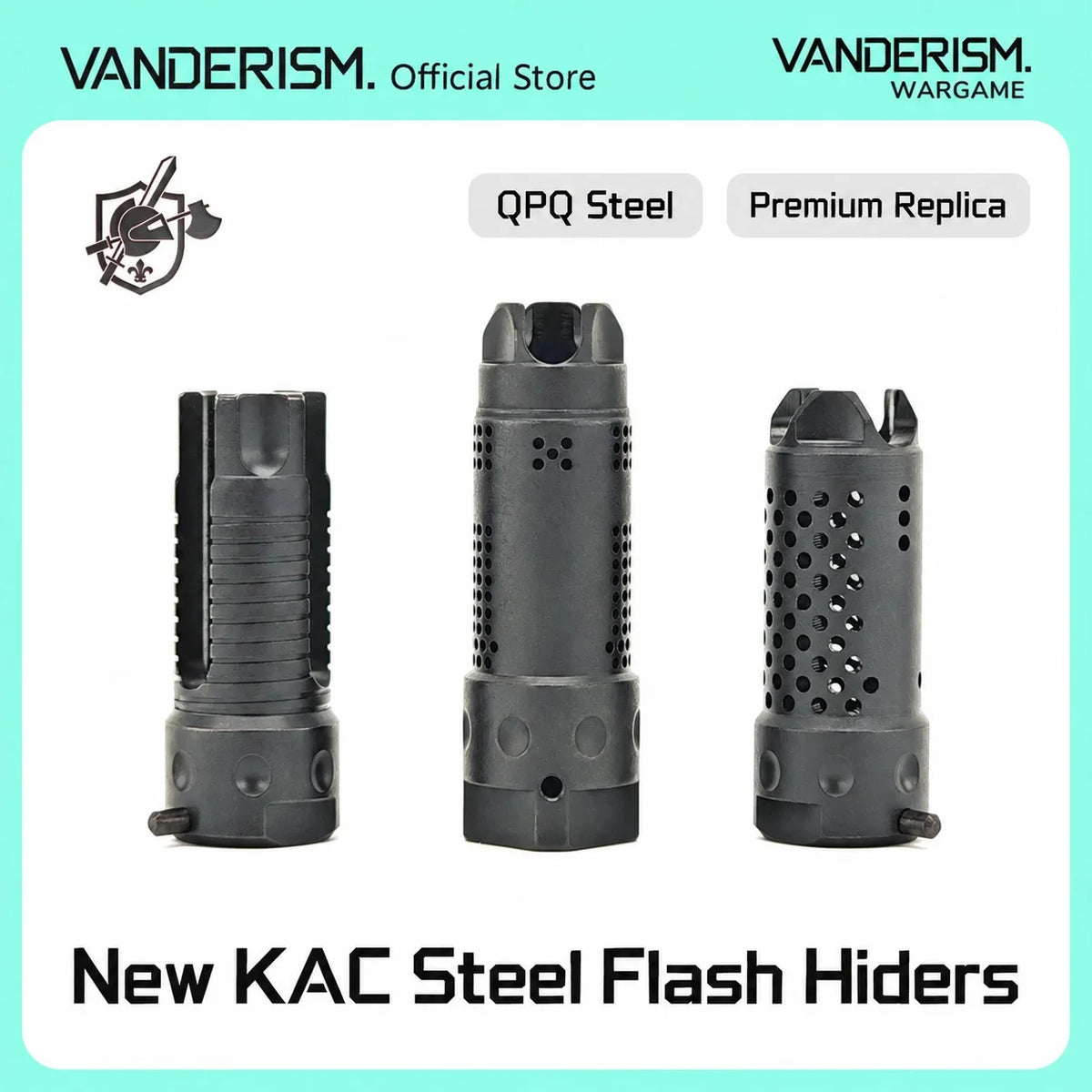 KAC SR16 KS1 Steel Flash Hiders | Gel Blaster WGG WGB Airsoft (Pre-Order 50 Hari)