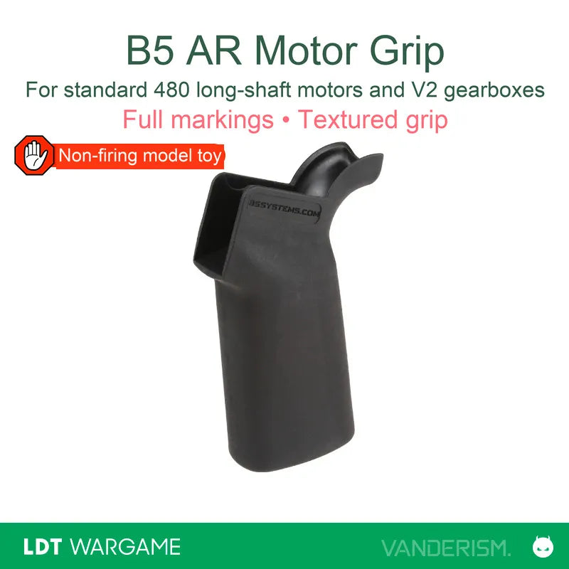 B5 AR Motor Grip for V2 Gearbox (Pre-Order 50 Hari)