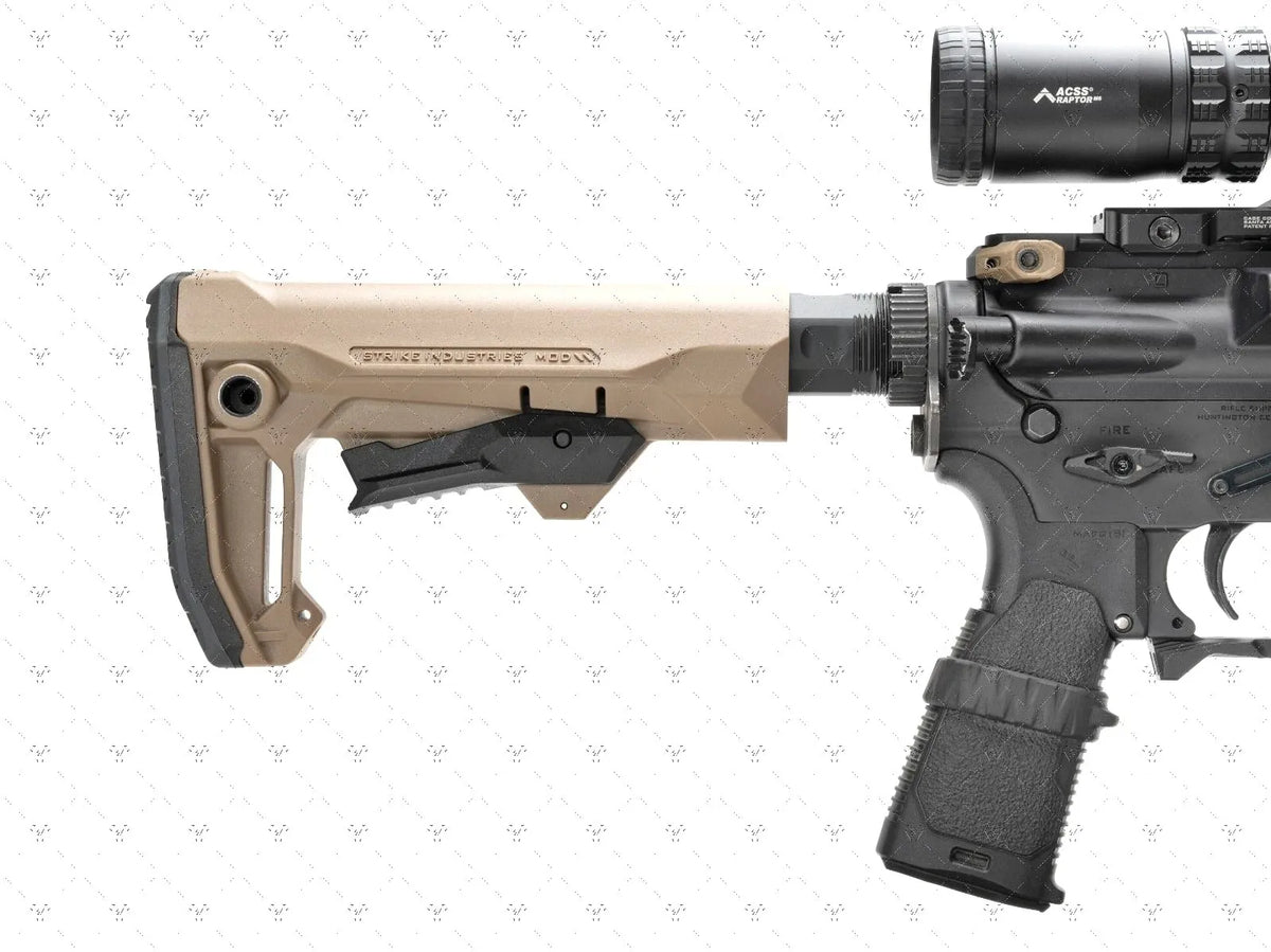SI MOD2 Nylon Stock | Gel Blaster WGG WGB Airsoft (Pre-Order 50 Hari)
