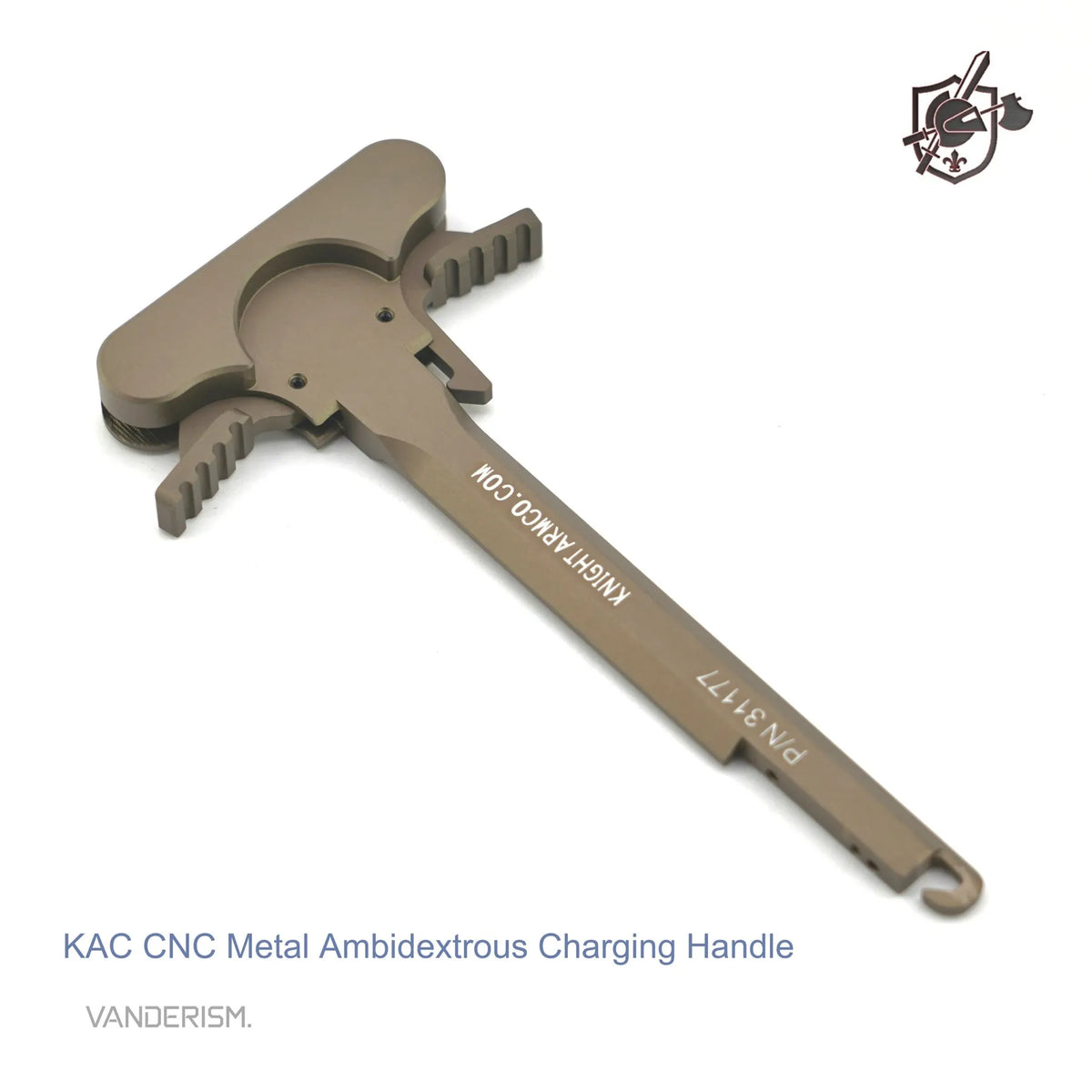 KAC Ambidextrous CNC Charging Handle for V2 and ATM (Pre-Order 50 Hari)