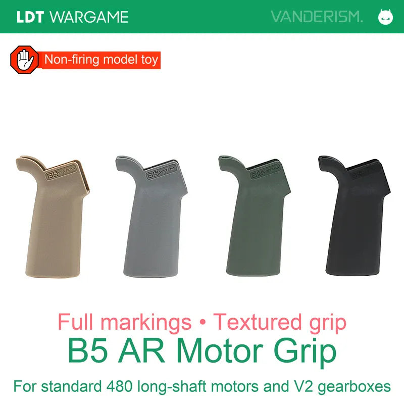 B5 AR Motor Grip for V2 Gearbox (Pre-Order 50 Hari)