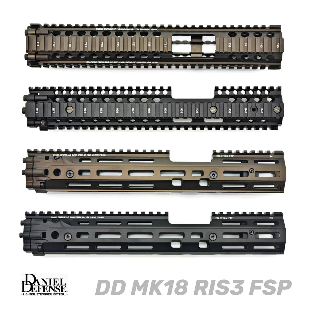 DD MK18 RIS3 FSP Metal Handguards | Gel Blaster WGG WGB Airsoft (Pre-Order 50 Hari)