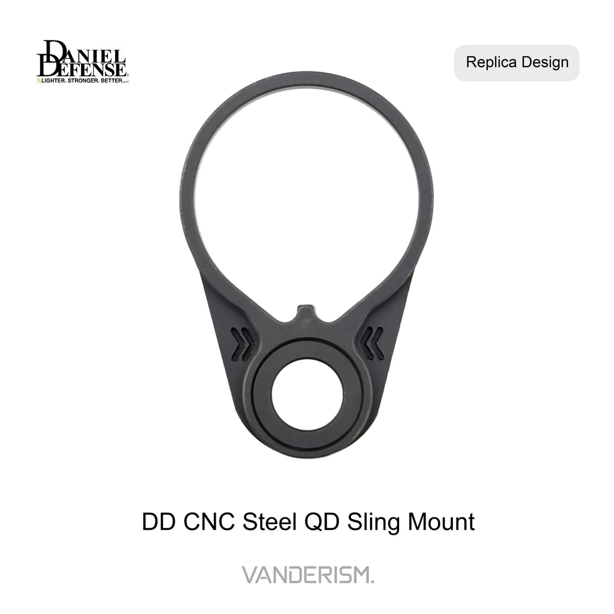 DD Steel Buffer Tube QD Sling Mount | Gel Blaster WGG WGB Airsoft (Pre-Order 50 Hari)