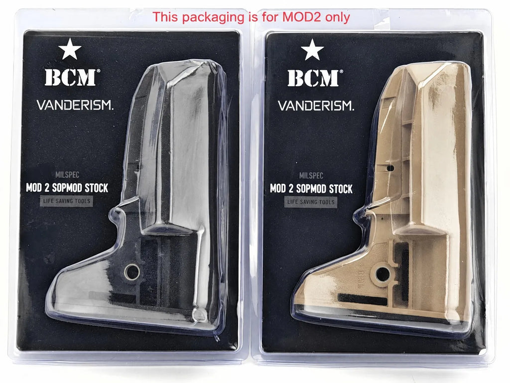 BCM MOD0S MOD2 MOD1 Nylon Stocks | Gel Blaster WGG WGB Airsoft (Pre-Order 50 Hari)