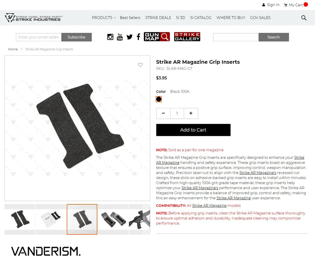 Jingji SI Nylon Magazine Grip Tape (Pre-Order 50 Hari)