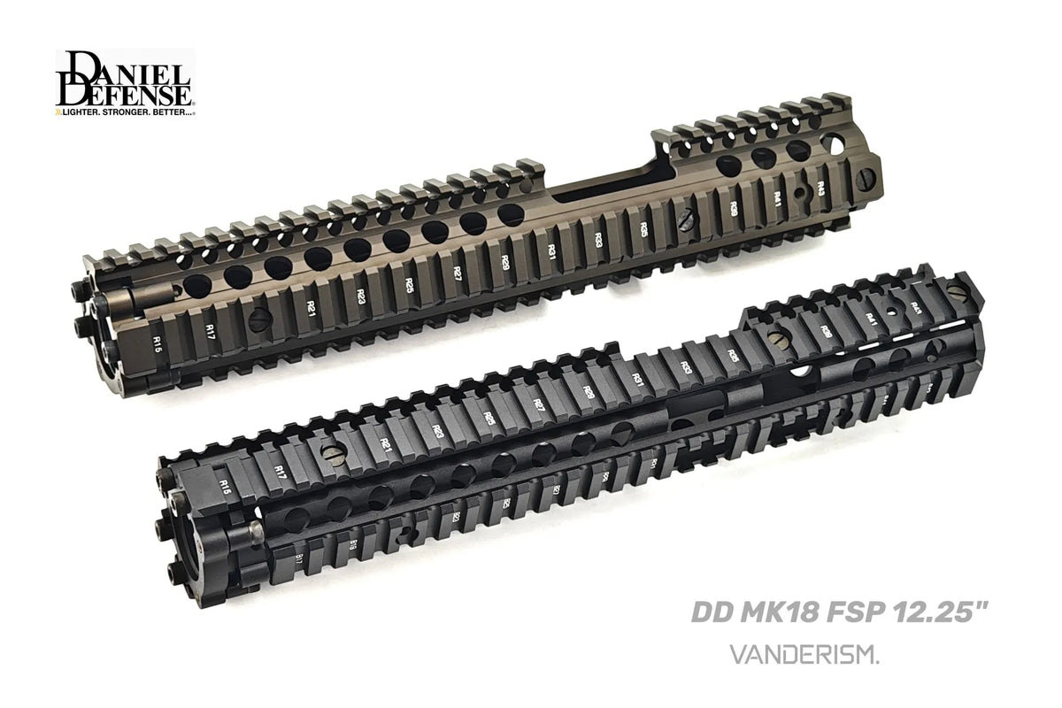 DD MK18 RIS3 FSP Metal Handguards | Gel Blaster WGG WGB Airsoft (Pre-Order 50 Hari)